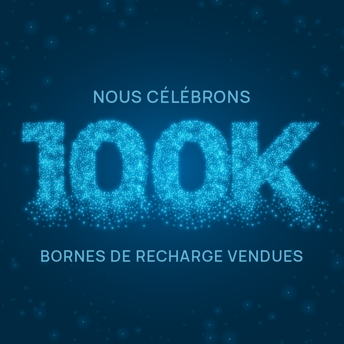 100 000 bornes de recharge vendues